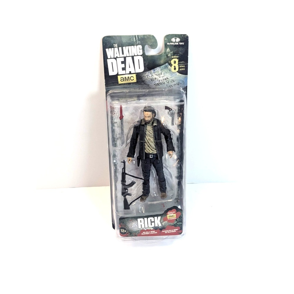 McFarlane Toys The Walking Dead Series 8 Rick AMC 5" Figure 2015 New Sealed